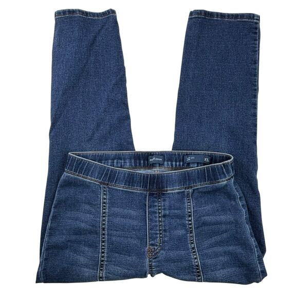 Pure‎ Jill J. Jill Women's XSP XSmall Petite Slim Leg Ankle Elastic Waist Jeans - Picture 15 of 16